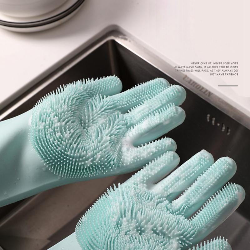 Magic Silicone Dishwashing Scrubber