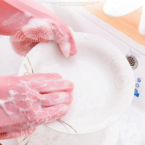 Magic Silicone Dishwashing Scrubber